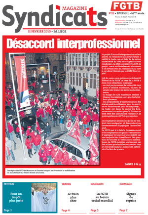 Syndicats FGTB n°3 - 2011