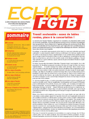Echo FGTB n°10 | Décembre 2015