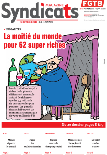 Syndicats FGTB n° 3 - 2016
