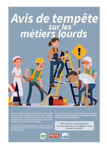 Actions front commun du 02 octobre 2018 - Pénibilité et pension