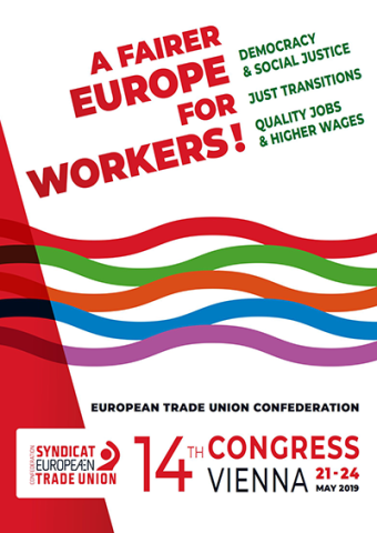 Confédération européenne des syndicats | 14ème congrès #ETUC19