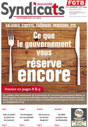 Syndicats FGTB n° 16 - 2015