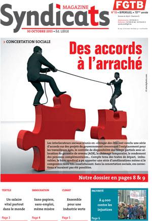 Syndicats FGTB n° 18 - 2015