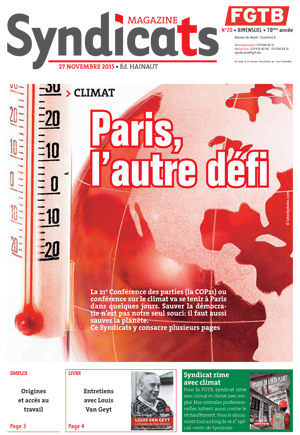 Syndicats FGTB n° 20 - 2015