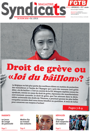 Syndicats FGTB n°12 - 2016