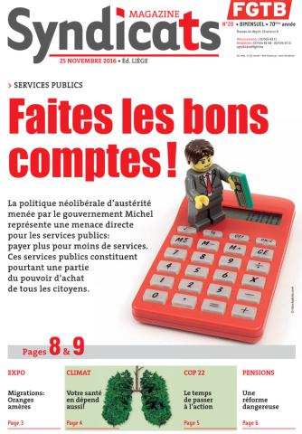 Syndicats FGTB n° 20 - 2016