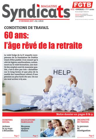 Syndicats FGTB n°3 - 2017